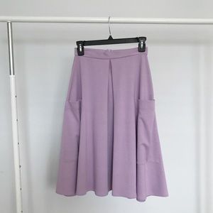 ASOS lilac midi skirt with pockets